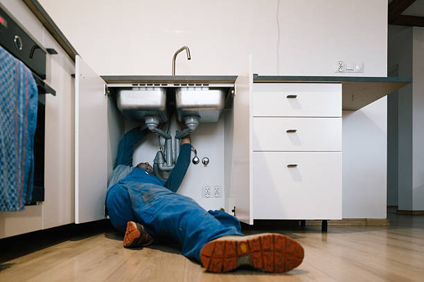 Professional Drain Cleaning technician working in West Pittsburg, PA